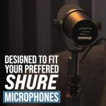 Shure Gator Adjustable Round Base Mic Stand