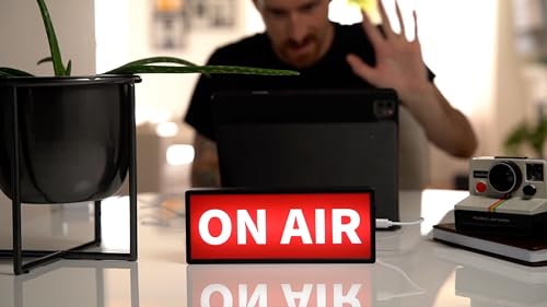LED Retro On Air Sign for Podcasting & Streaming