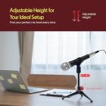 Adjustable Desktop Tripod Microphone Stand for Podcasts
