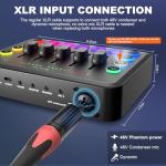 Podcast Bundle: XLR Mic, Audio Interface, Bluetooth
