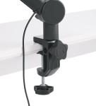 Gator Frameworks Professional Desktop Broadcast/Podcast Microphone Boom Stand with On-Air Indicator Light; Blue,Violet, & Red (GFWMICBCBM4000)