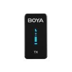 BOYA BY-XM6-S2 Wireless Lavalier Microphone, with OLED, 328ft Range, 2.4GHz Dual Lapel Wireless Microphone for Phone Camera PC Video Recording Interview Vlog Live Stream (2 TX+1 RX)