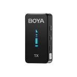 BOYA BY-XM6-S2 Wireless Lavalier Microphone, with OLED, 328ft Range, 2.4GHz Dual Lapel Wireless Microphone for Phone Camera PC Video Recording Interview Vlog Live Stream (2 TX+1 RX)