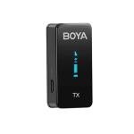 BOYA BY-XM6-S2 Wireless Lavalier Microphone, with OLED, 328ft Range, 2.4GHz Dual Lapel Wireless Microphone for Phone Camera PC Video Recording Interview Vlog Live Stream (2 TX+1 RX)
