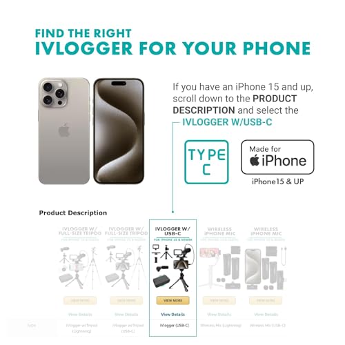 Movo iVlogger Podcast Kit for iPhone Creators
