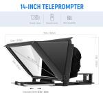 NEEWER X12 Teleprompter for iPad and DSLR