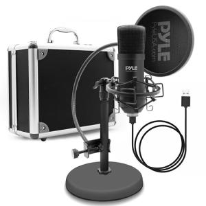 Pyle USB Microphone Podcast Recording Kit