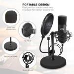 Pyle USB Microphone Podcast Recording Kit