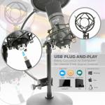 Pyle USB Microphone Podcast Recording Kit