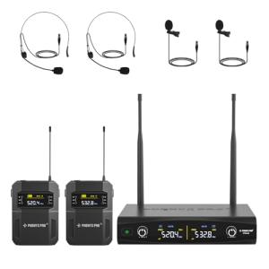 Phenyx Pro UHF Wireless Microphone System Set