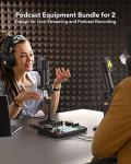 MaonoCaster Podcast Equipment Bundle for Dual Setup