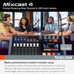 TASCAM Mixcast 4 Podcast Mixer and Recorder