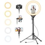 UBeesize 12'' Selfie Ring Light with Tripod Stand