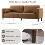 Modern Upholstered Sleeper Couch for Living Room