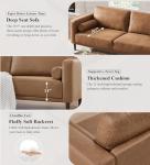 Modern Upholstered Sleeper Couch for Living Room