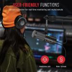 FIFINE XLR Dynamic Podcast Microphone with Mute Button