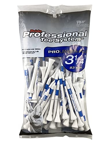 Pride PTS Golf Tees - 75 Count Bag