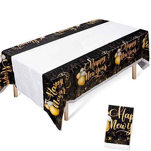 MiniRed 2025 Happy New Year Table Cloth
