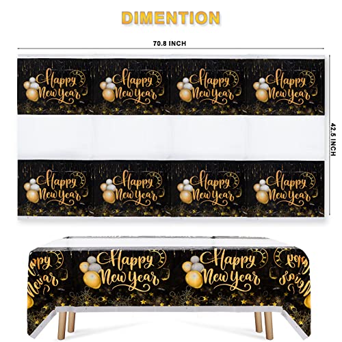 MiniRed 2025 Happy New Year Table Cloth