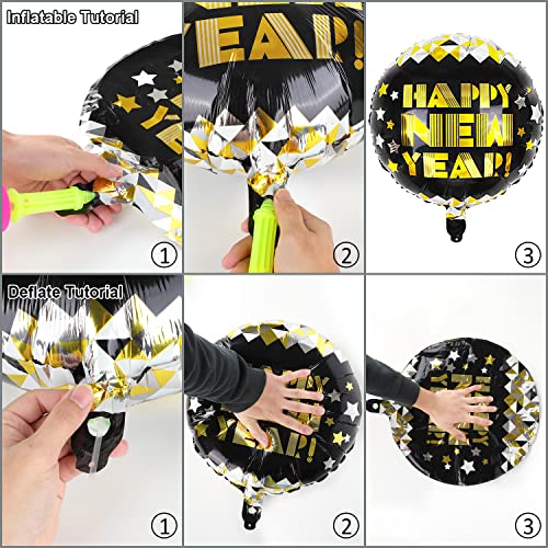 2024 Black and Gold New Year Celebration Kit