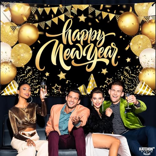 Extra Large Happy New Year Banner 2025