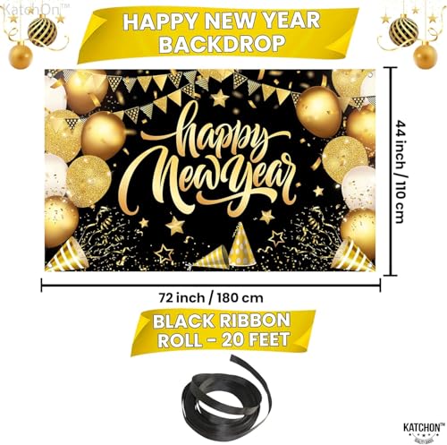 Extra Large Happy New Year Banner 2025