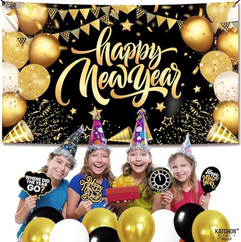 Extra Large Happy New Year Banner 2025