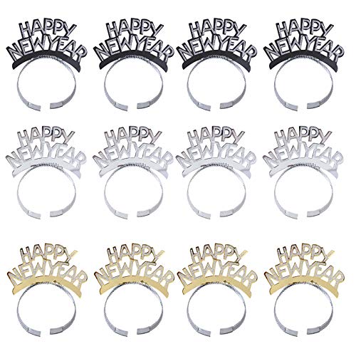 Happy New Year Headband Tiara Party Set