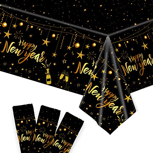 Happy New Year Tablecloths - Pack of 3