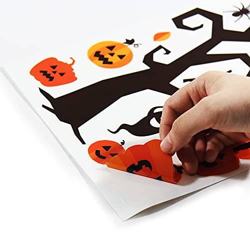 10 Sheets Halloween Window Clings for Festive Decor