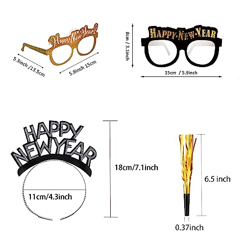 36-Piece New Year’s Eve Party Supplies Set
