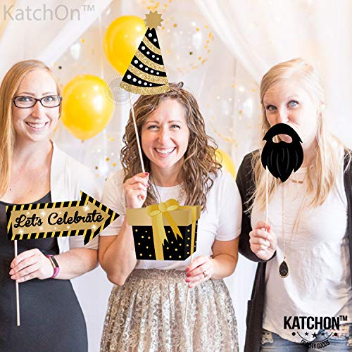 Glitter New Year's Photo Booth Props 2025