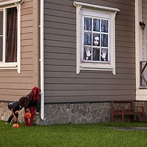 Halloween Ghost Window Cover - Fun Party Decor