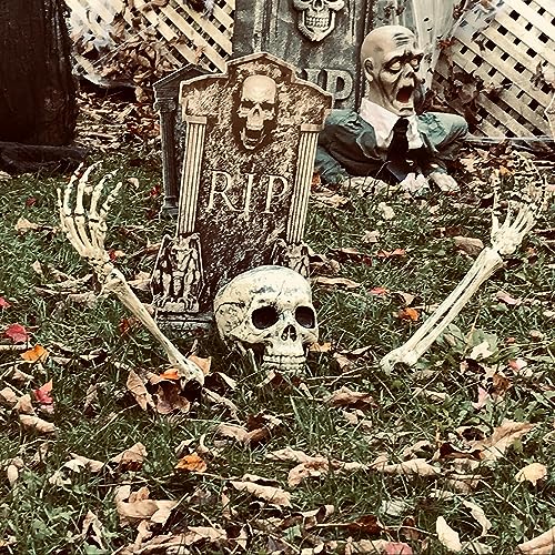 Realistic Skeleton Lawn Stakes for Halloween Decor