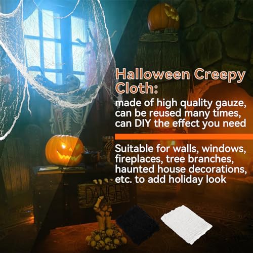 5-Pack Creepy Cloth Halloween Wall Decorations
