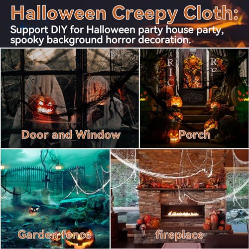 5-Pack Creepy Cloth Halloween Wall Decorations