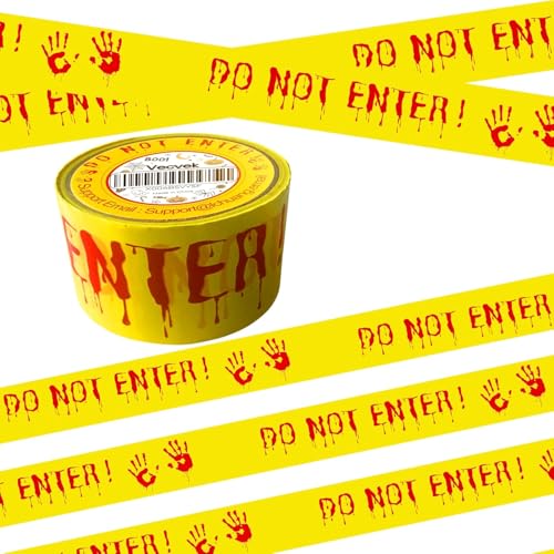Spooky Caution Tape Roll - 2" x 82