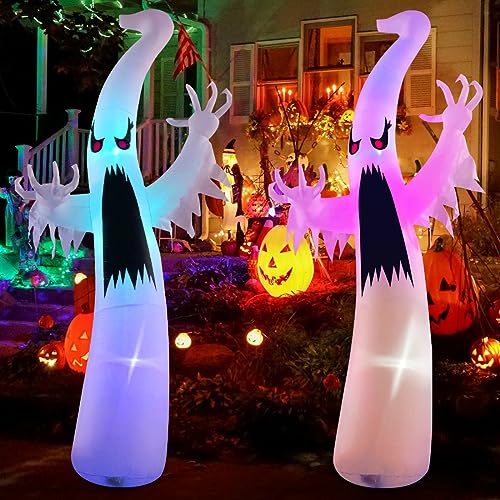 6 FT Inflatable Scary Ghost with LEDs