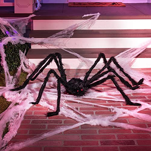 Giant Hairy Spider Outdoor Halloween Decoration