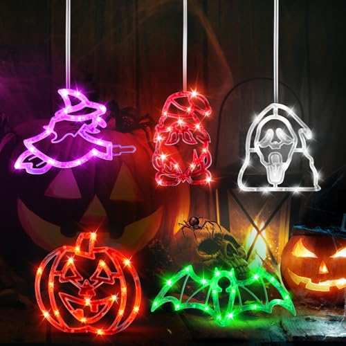 Halloween Indoor Lights - 5 Pack Spooky Decor