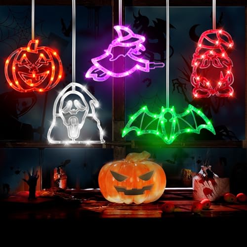 Halloween Indoor Lights - 5 Pack Spooky Decor
