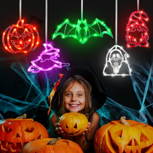 Halloween Indoor Lights - 5 Pack Spooky Decor