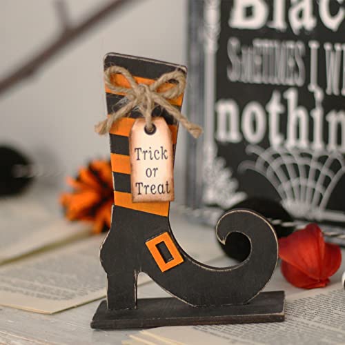 5pcs Halloween Wooden Decor for Tabletop Decor