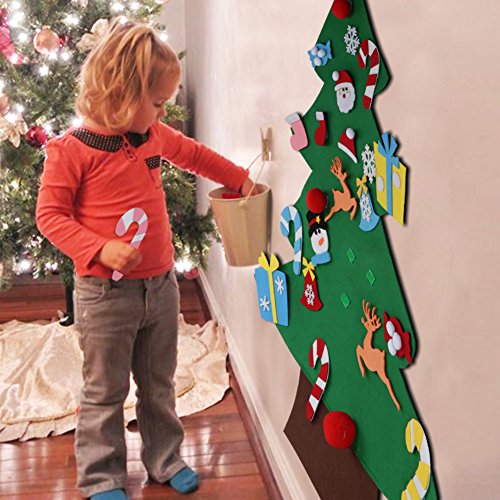DIY Felt Christmas Tree Set for Kids