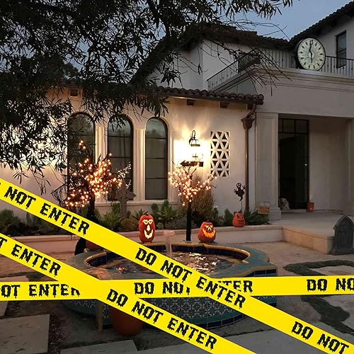 Scary Halloween Caution Tape for Party Decor