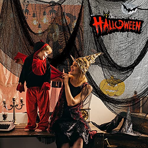 5-Pack 30"x72" Black Creepy Halloween Cloth