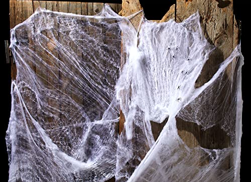 200 Sq Ft Halloween Spider Web Decoration