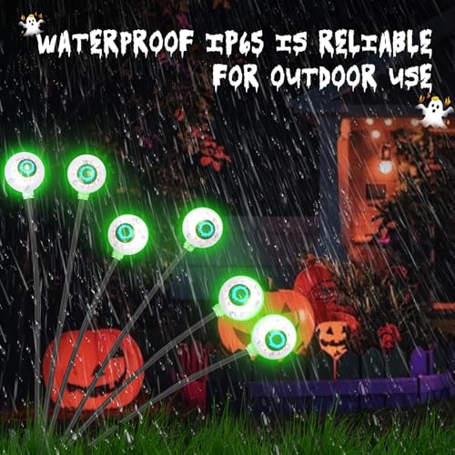 Solar Scary Eyeball Lights - 4 Pack