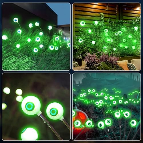 Solar Scary Eyeball Lights - 4 Pack
