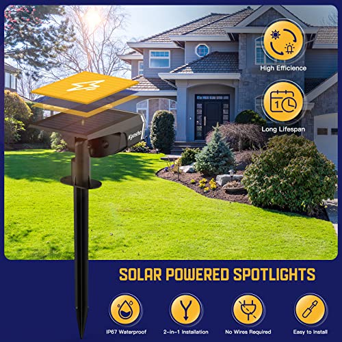 Solar Color Changing Spotlights - 2 Pack